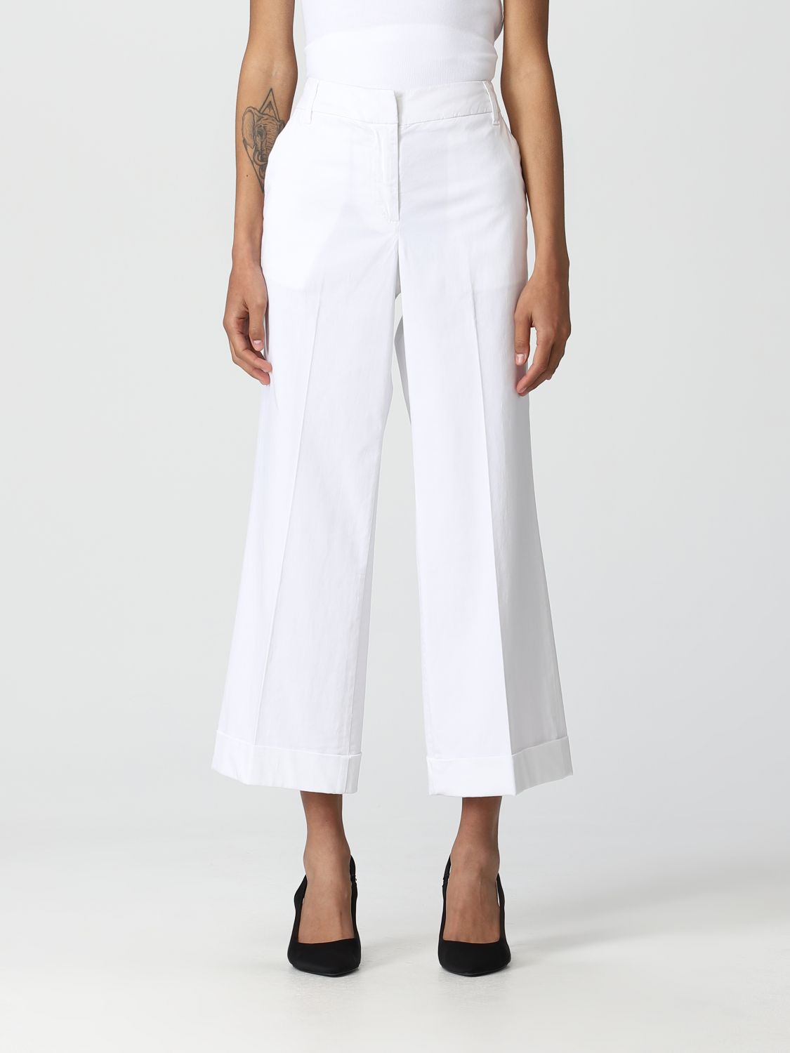 Jacob Cohën Trousers JACOB COHEN Woman colour White