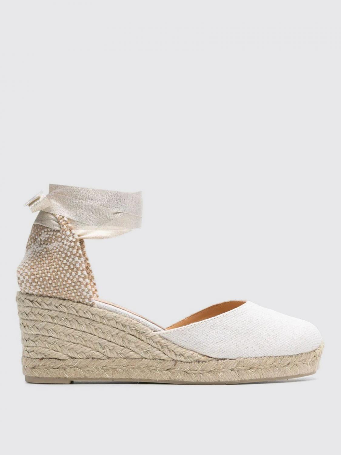 Castañer Wedge Shoes CASTAÑER Woman color White