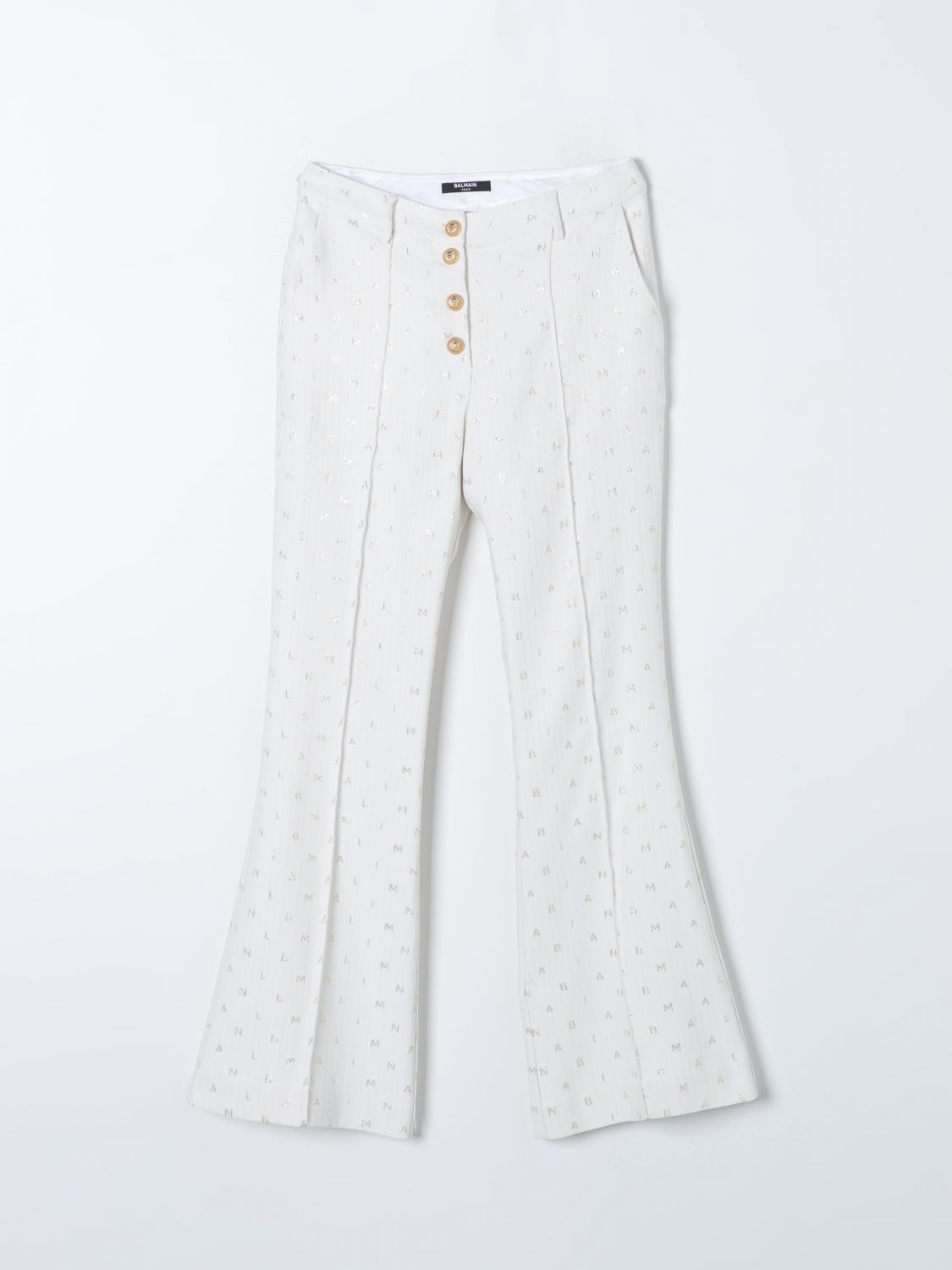 Balmain Kids Trousers BALMAIN KIDS Kids colour White