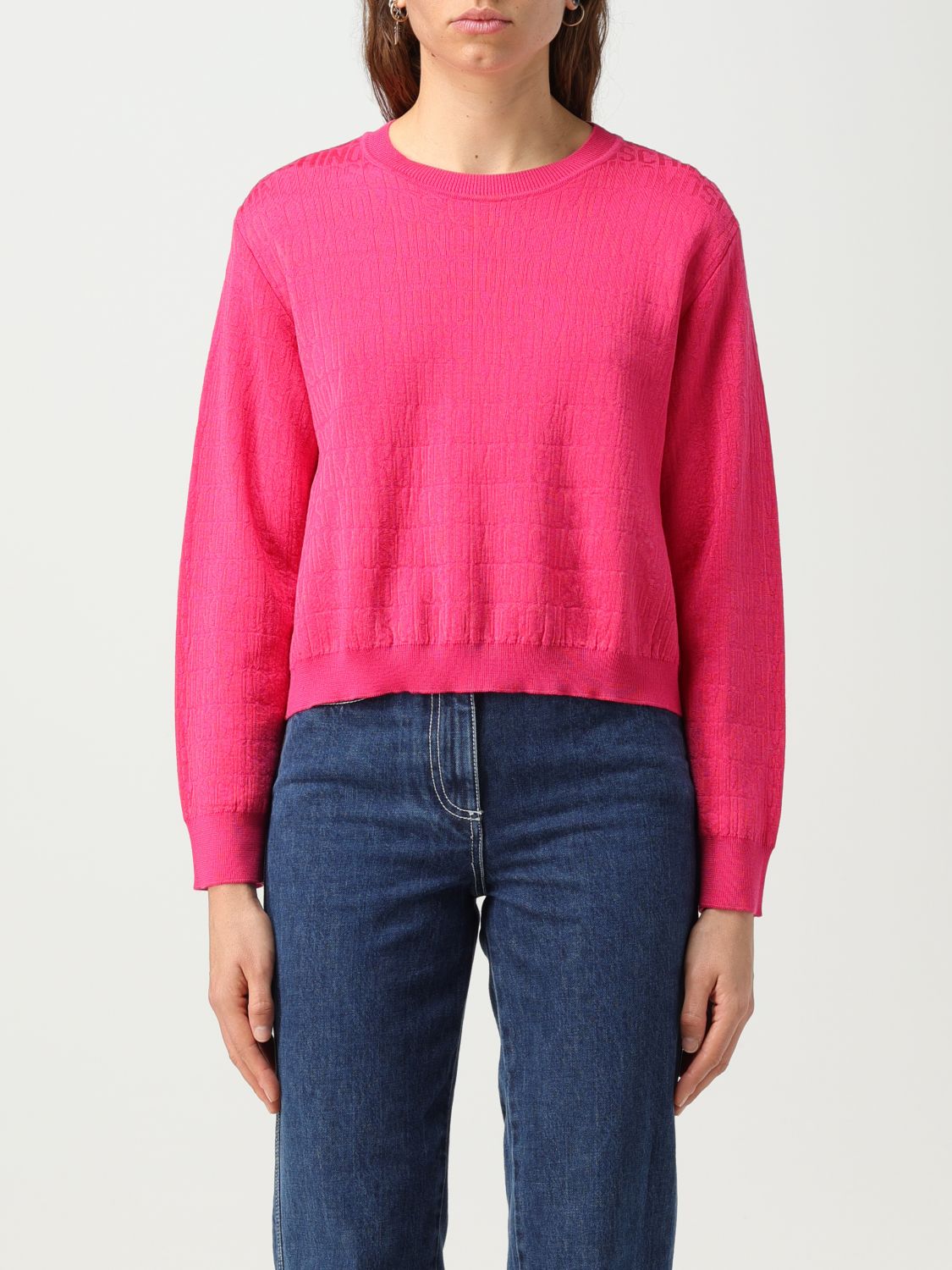 Moschino Jeans Jumper MOSCHINO JEANS Woman colour Pink