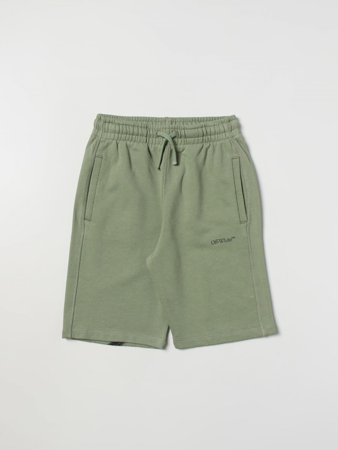 OFF-WHITE Shorts OFF-WHITE Kids colour Military