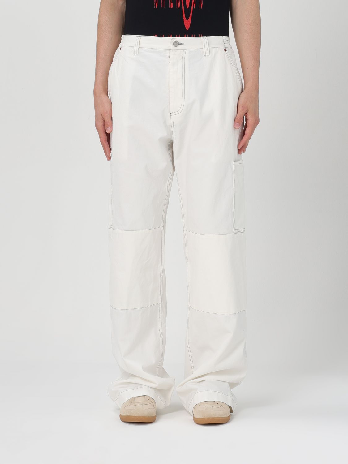 MM6 Maison Margiela Trousers MM6 MAISON MARGIELA Men colour White