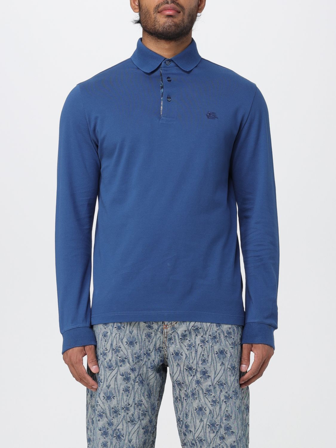 Etro Polo Shirt ETRO Men colour Blue