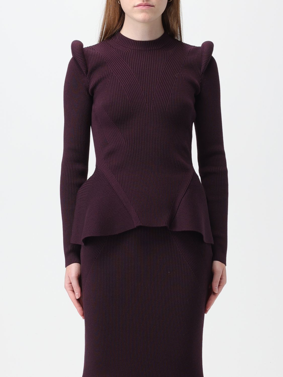 Alexander McQueen Jumper ALEXANDER MCQUEEN Woman colour Violet