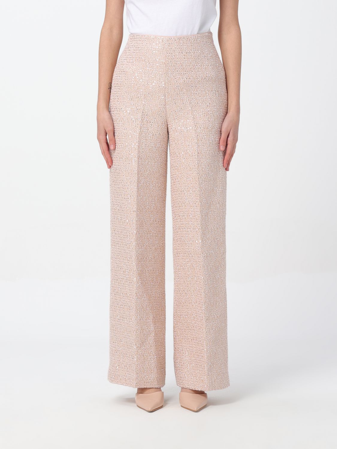 Twinset Trousers TWINSET Woman colour Pink