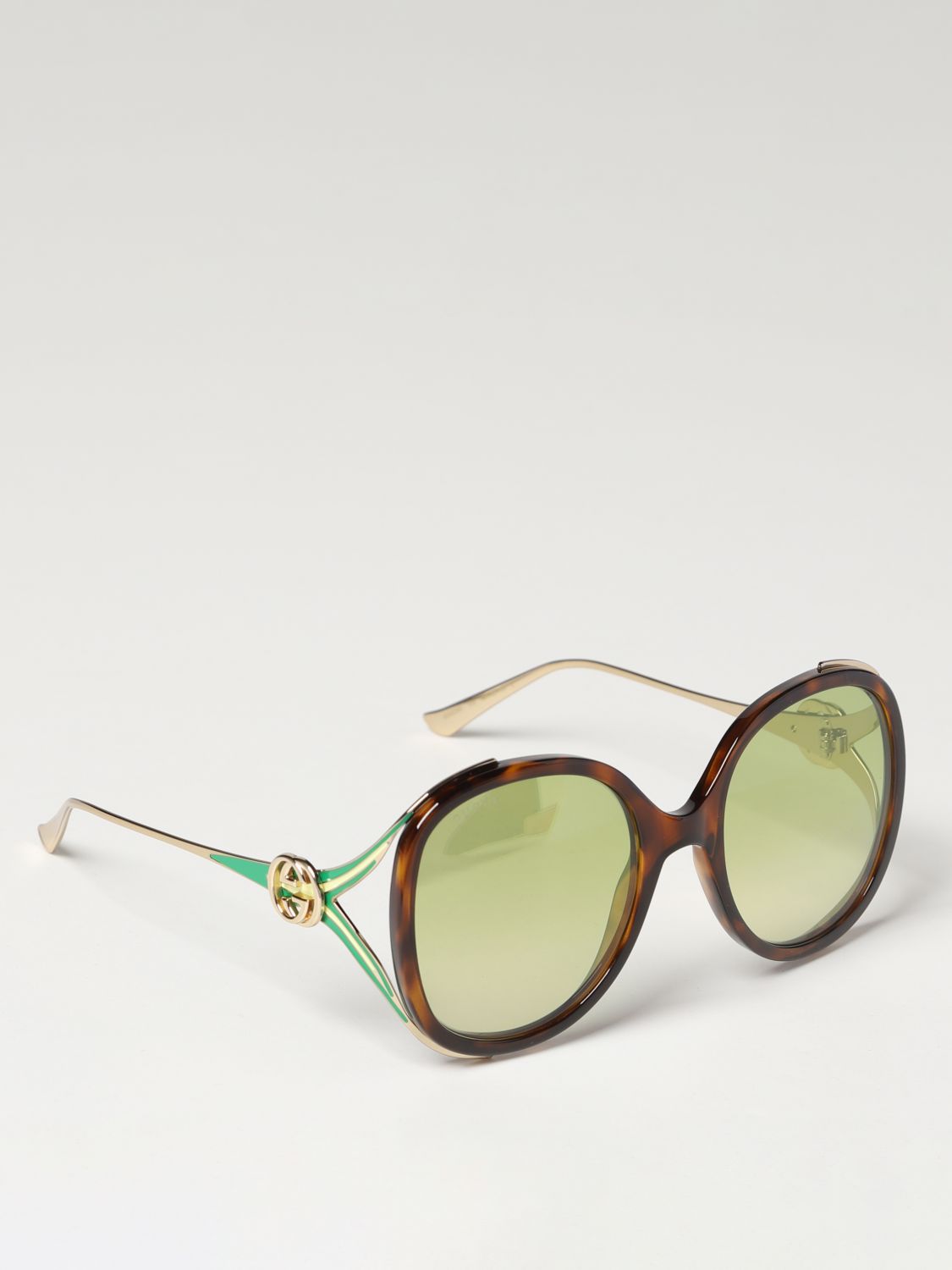 Gucci Sunglasses GUCCI Woman colour Brown