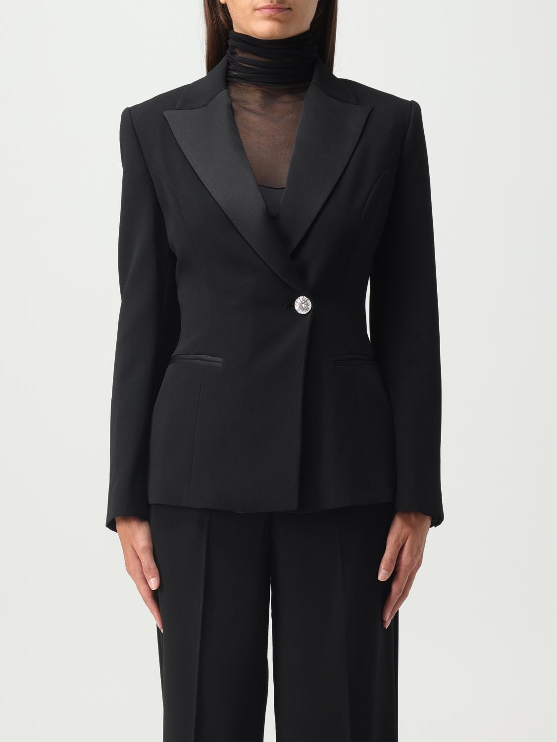 Simona Corsellini Blazer SIMONA CORSELLINI Woman colour Black