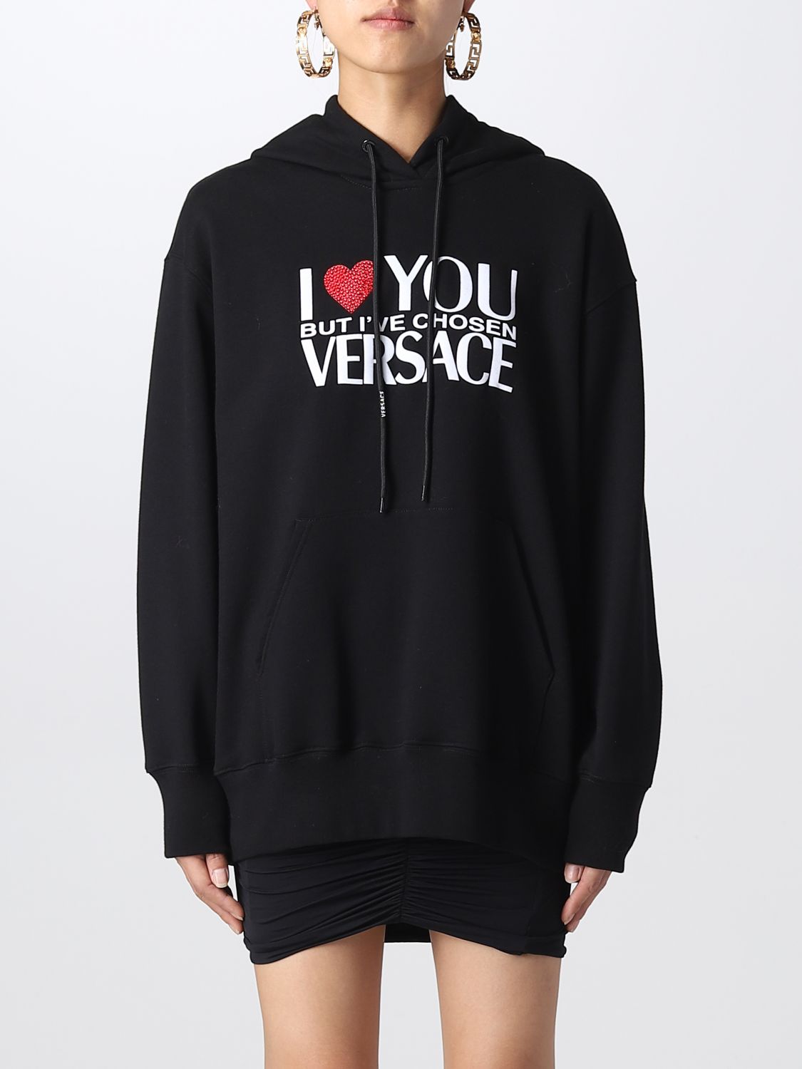 Versace Sweatshirt VERSACE Woman colour Black