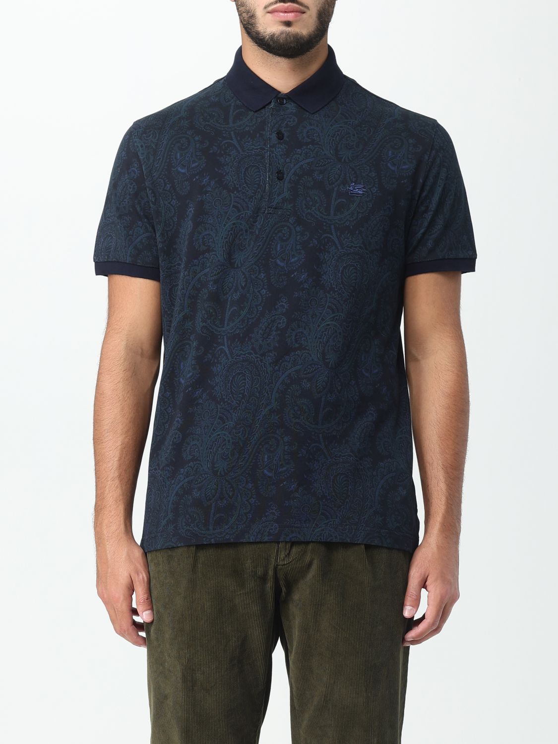 Etro Polo Shirt ETRO Men colour Blue