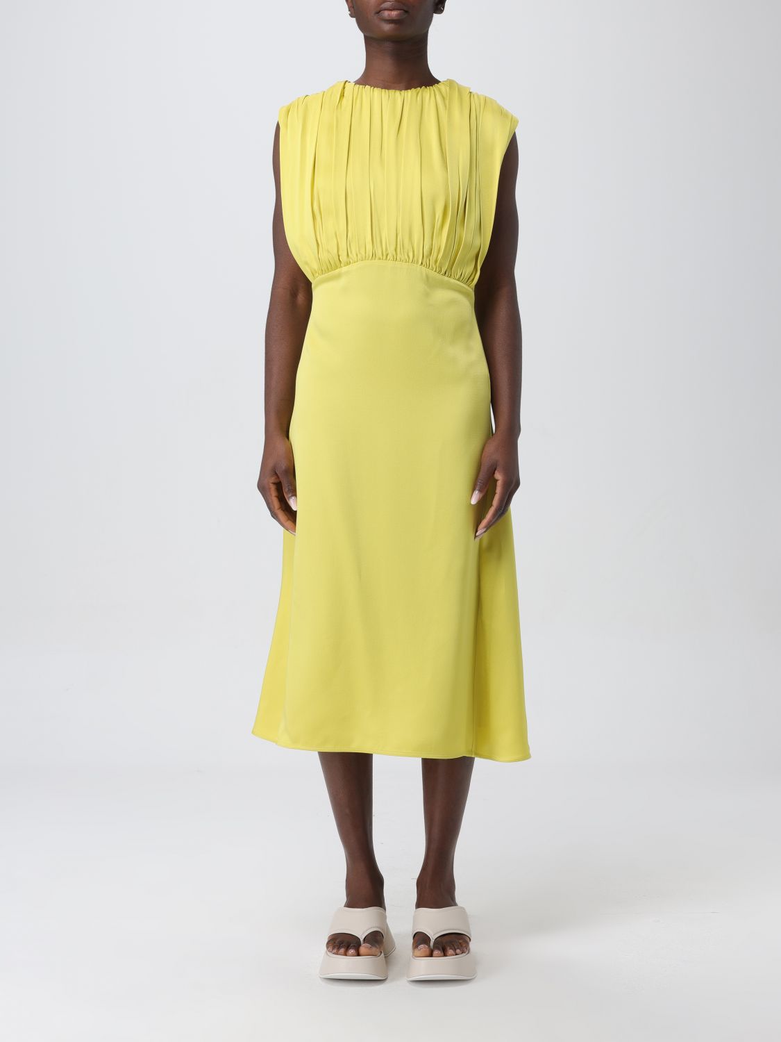 Jil Sander Dress JIL SANDER Woman colour Lime