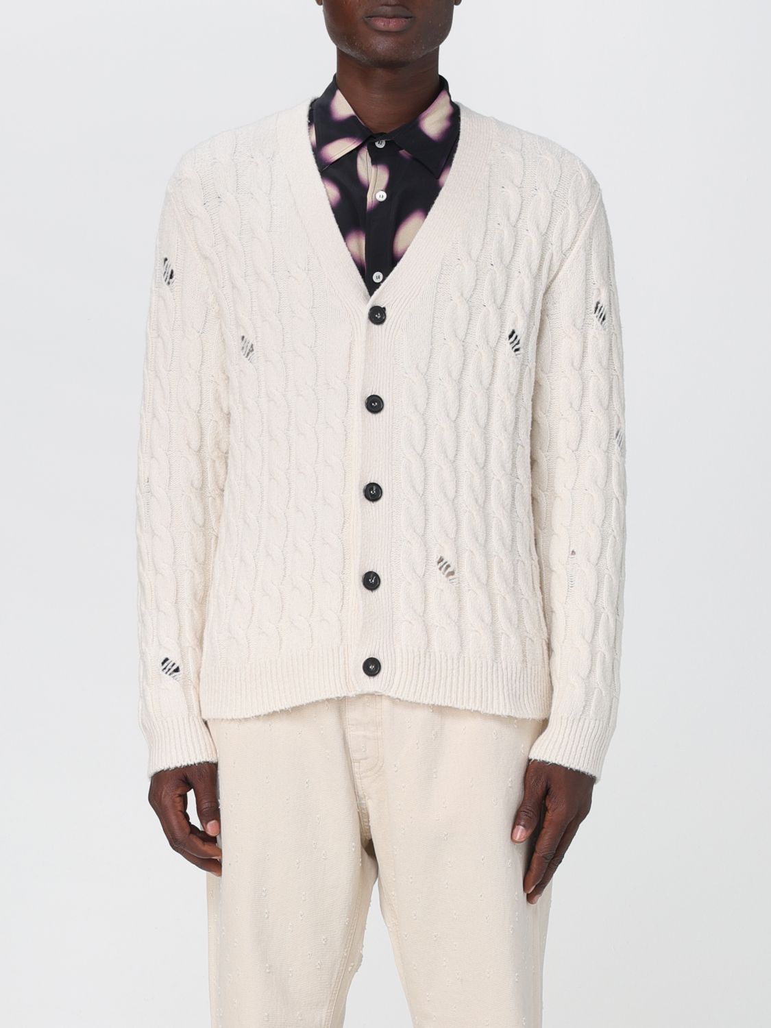 Grifoni Cardigan GRIFONI Men colour White