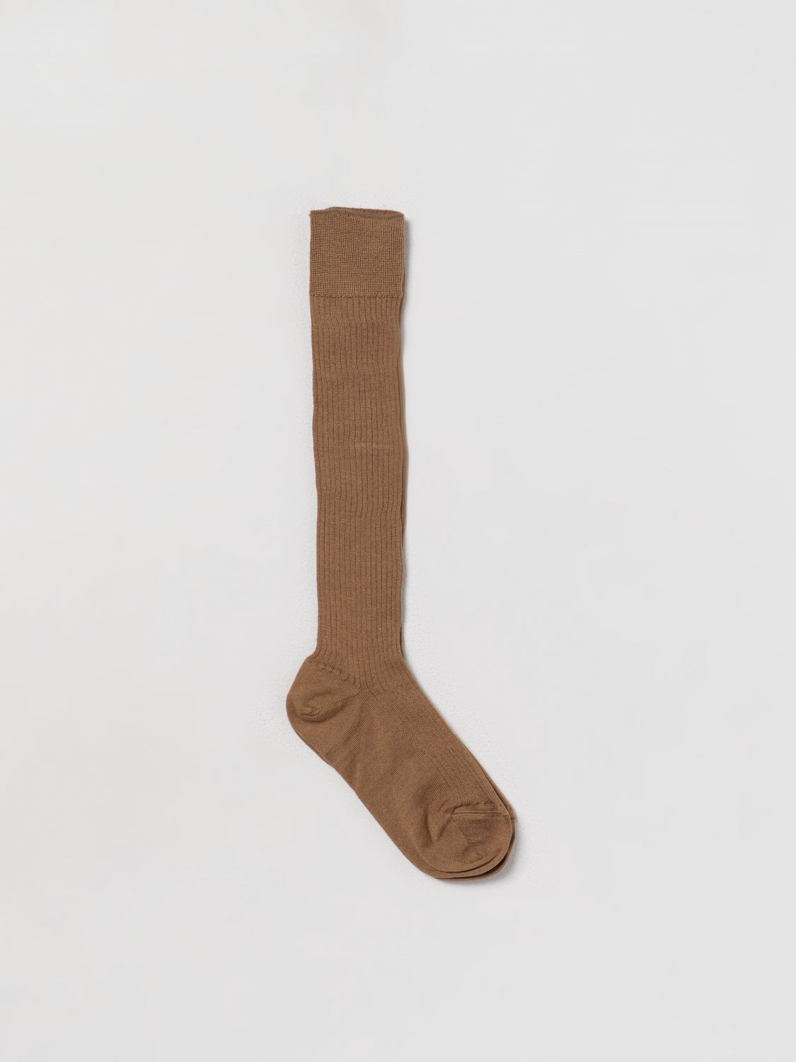 Max Mara Socks MAX MARA Woman colour Brown