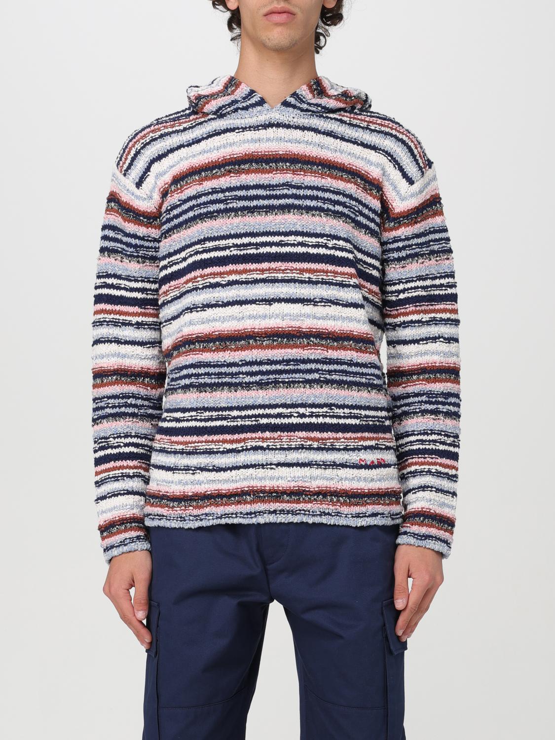 Marni Jumper MARNI Men colour Gnawed Blue