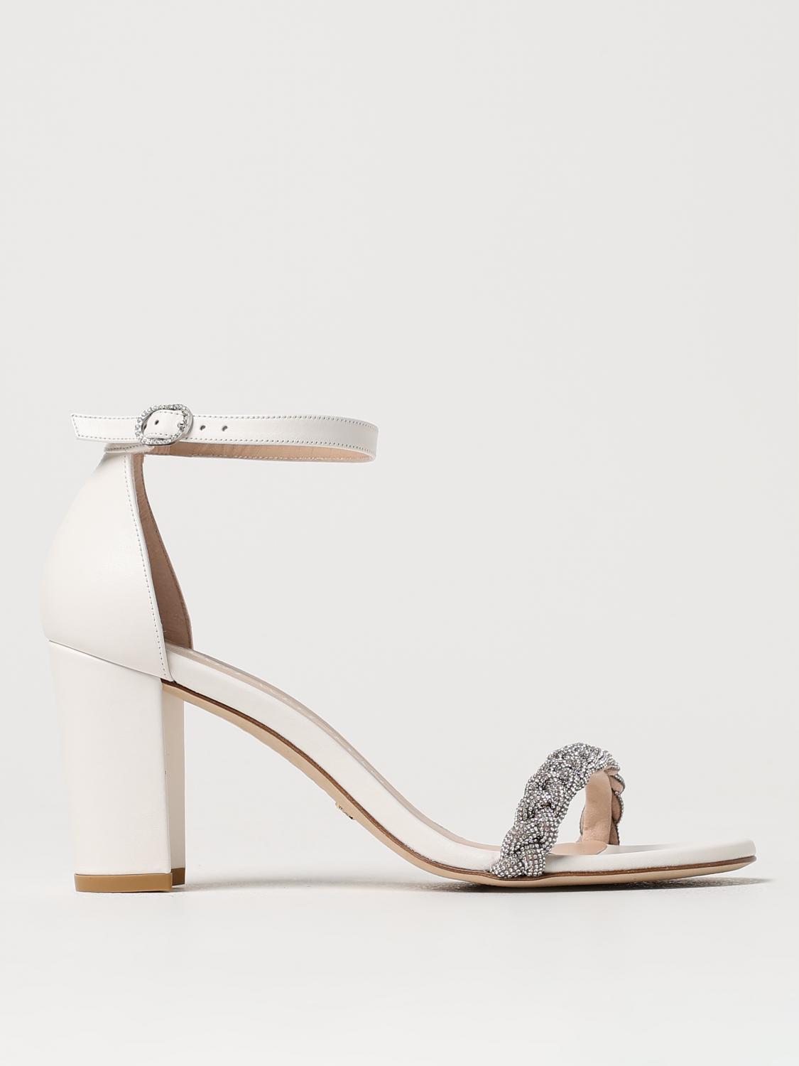 Stuart Weitzman Heeled Sandals STUART WEITZMAN Woman colour White