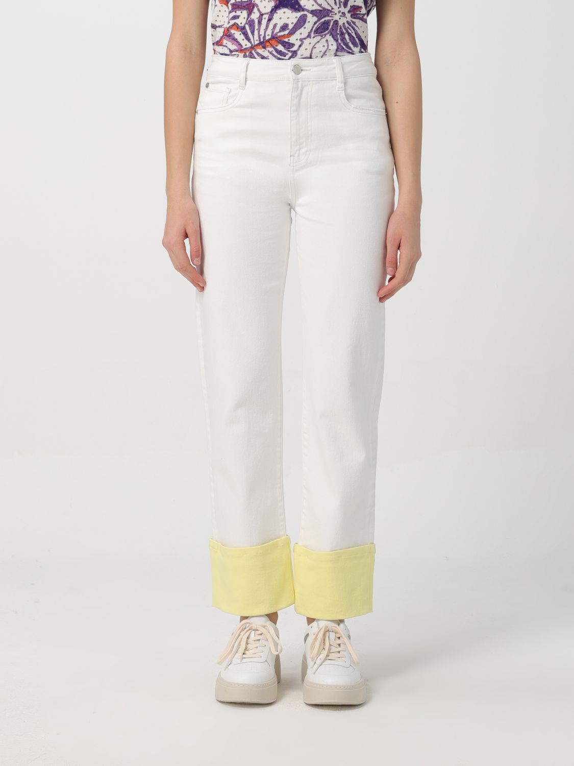 Actitude Twinset Trousers ACTITUDE TWINSET Woman colour White