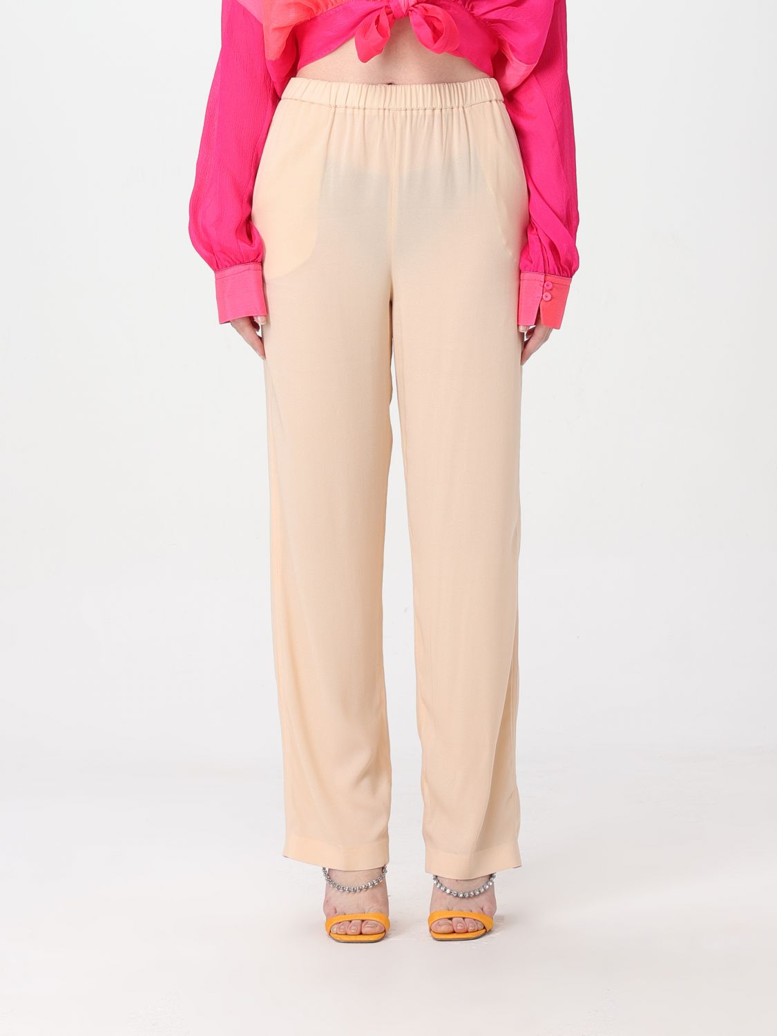 Fabiana Filippi Trousers FABIANA FILIPPI Woman colour Blush Pink