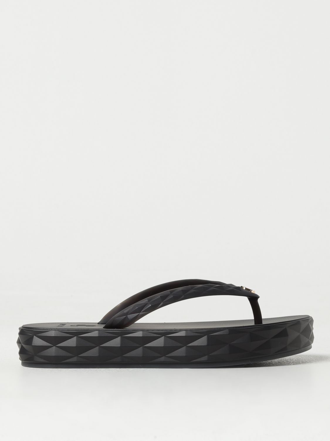 Jimmy Choo Flat Sandals JIMMY CHOO Woman colour Black