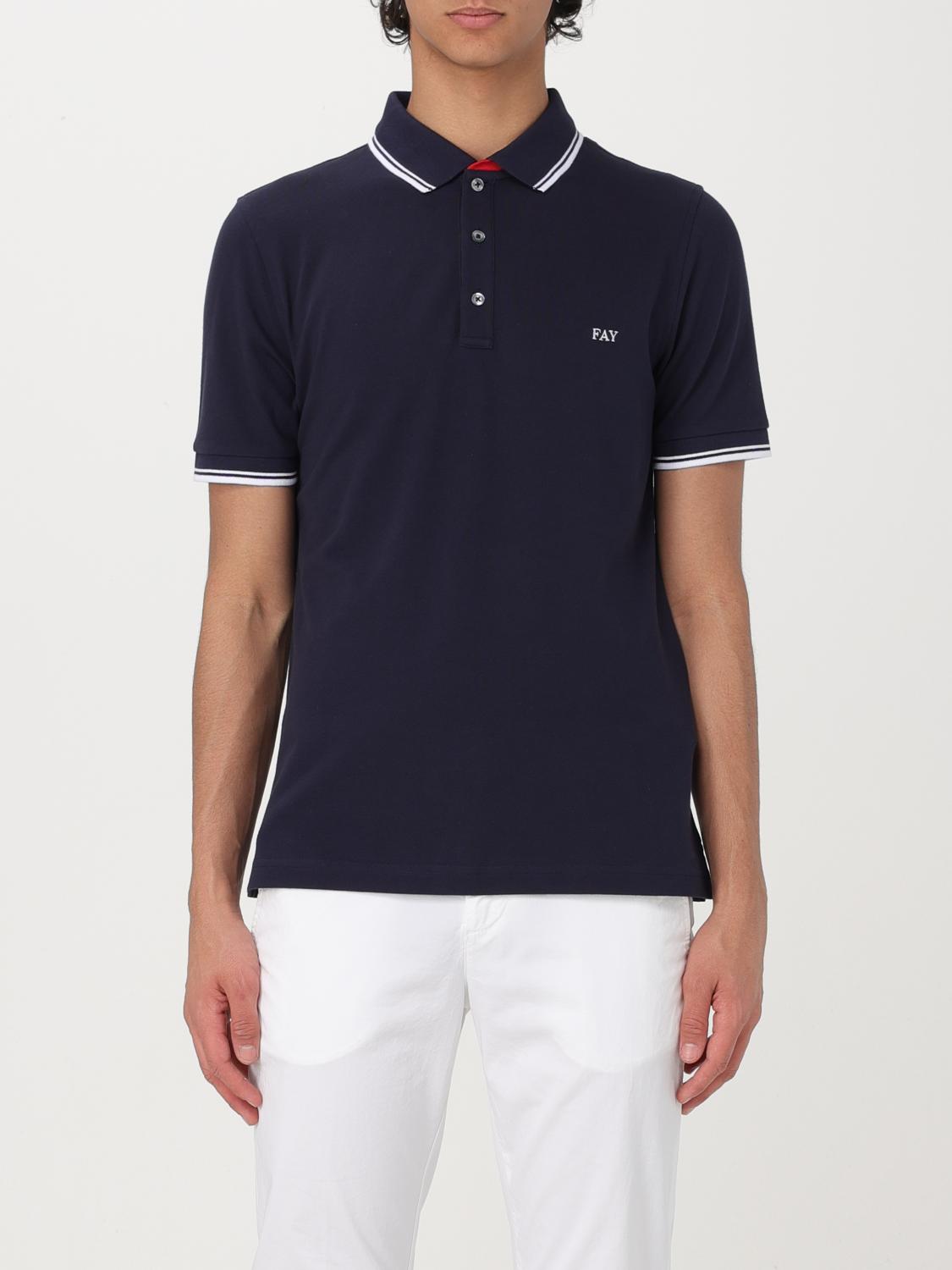 Fay Polo Shirt FAY Men colour Blue