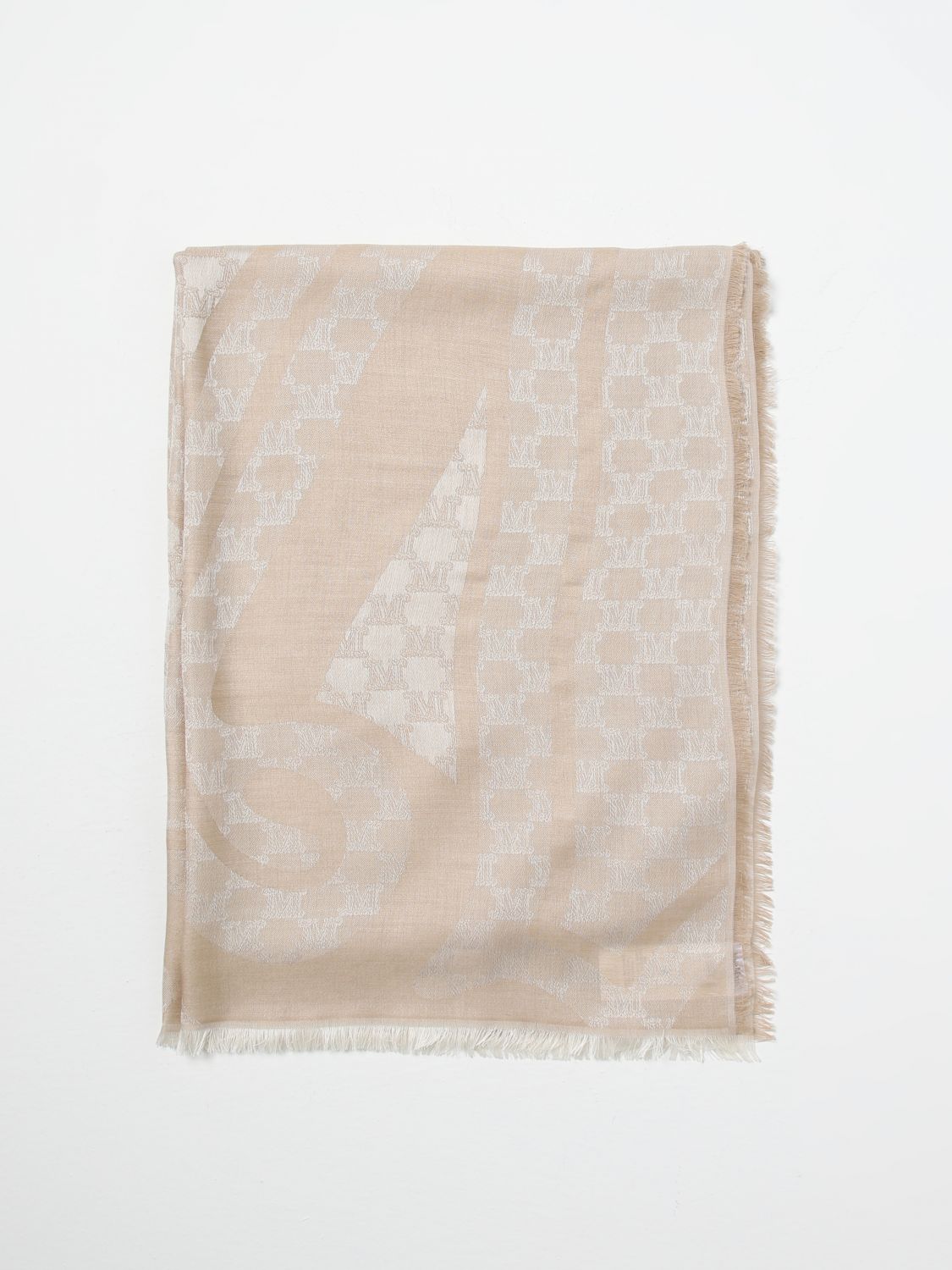 Max Mara Scarf MAX MARA Woman color Beige