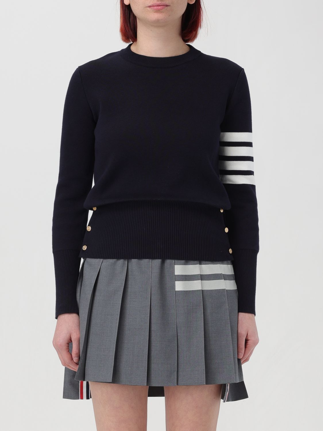 Thom Browne Jumper THOM BROWNE Woman colour Blue