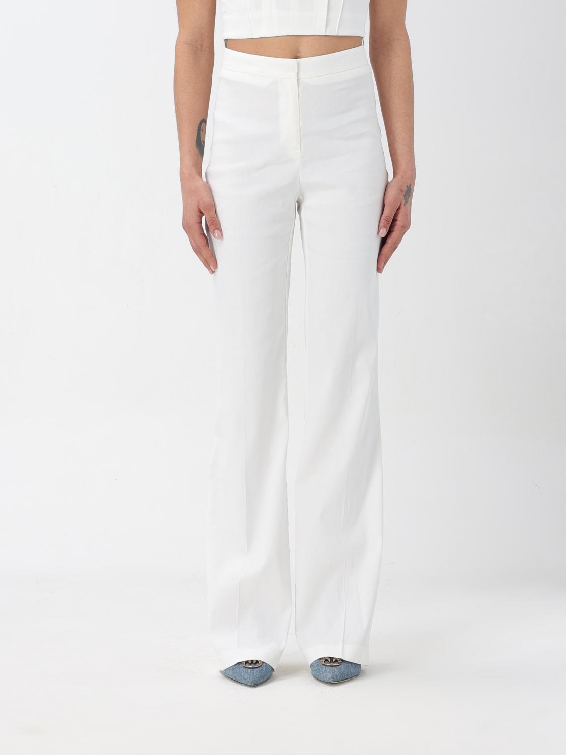 Pinko Trousers PINKO Woman colour White