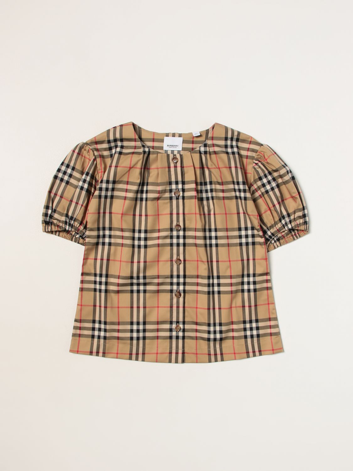 Burberry Kids Shirt BURBERRY KIDS Kids colour Beige