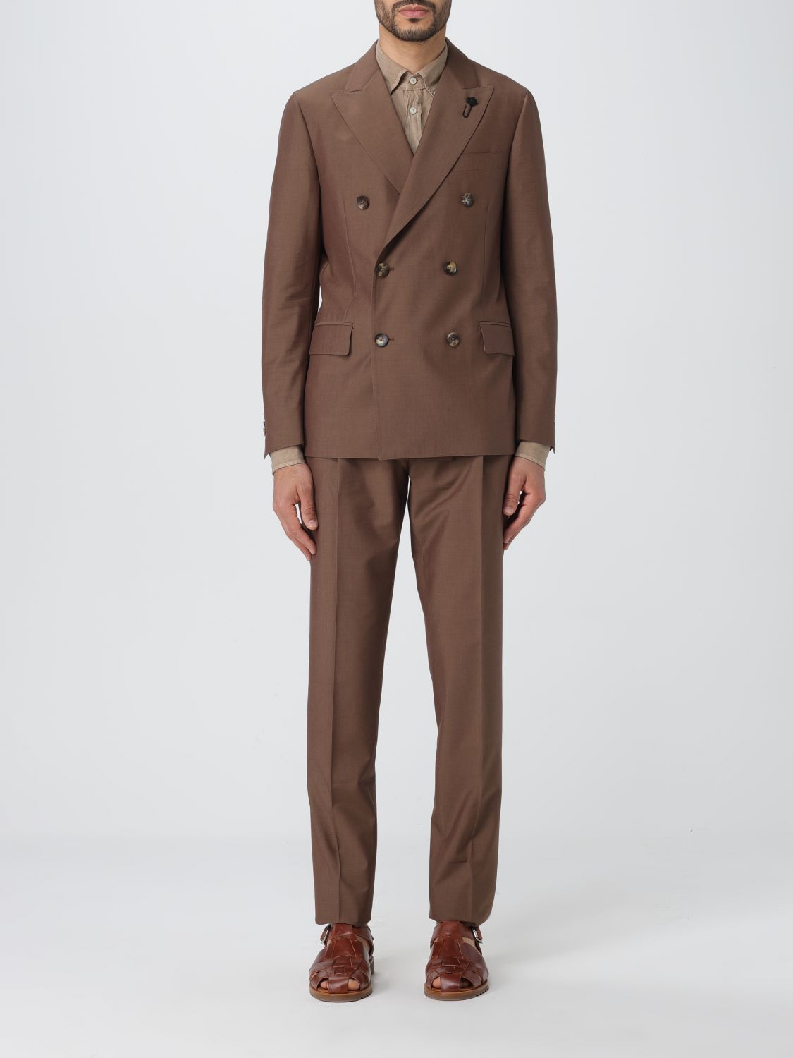 Lardini Suit LARDINI Men colour Brown