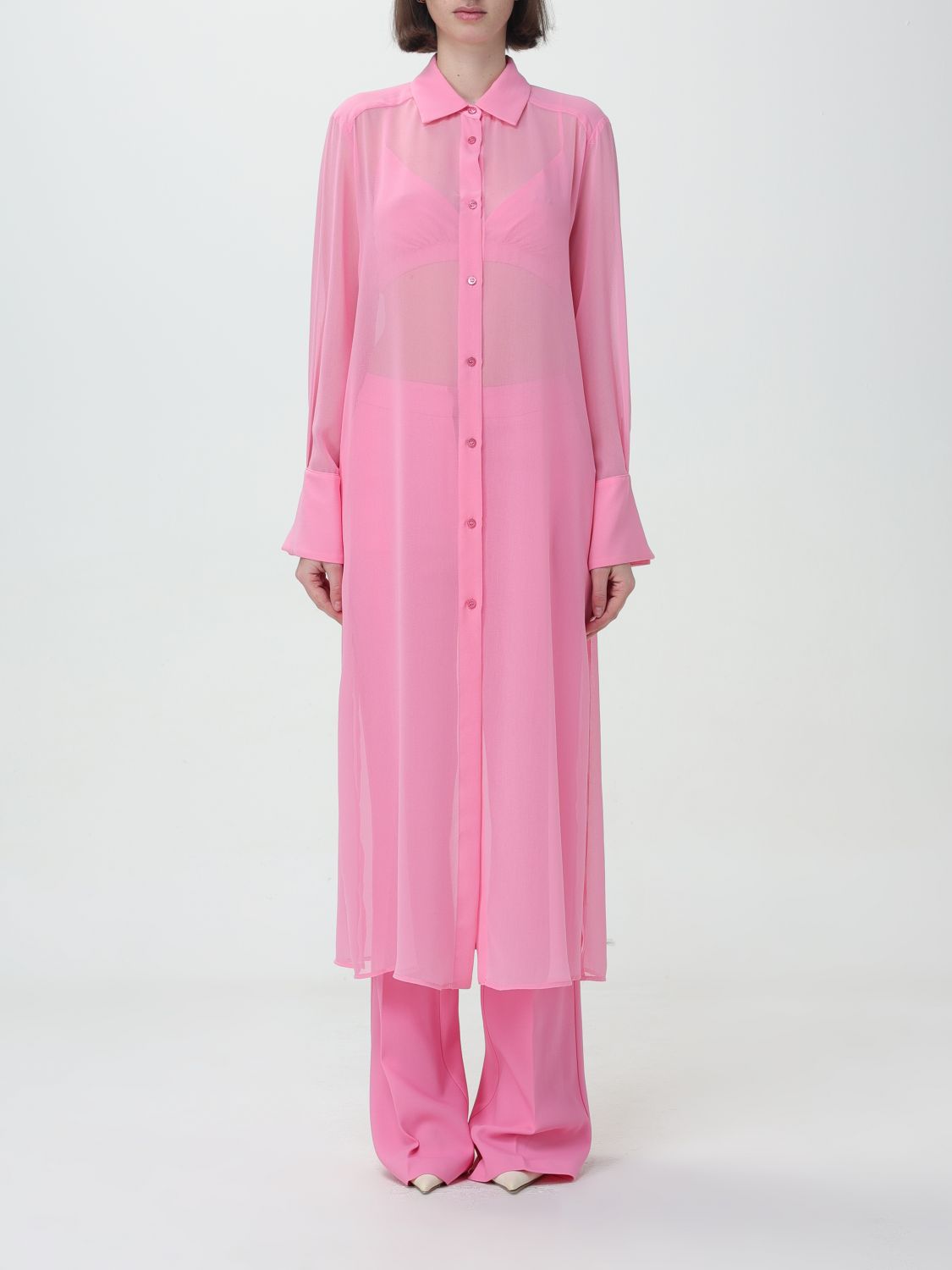 Simona Corsellini Shirt SIMONA CORSELLINI Woman colour Pink