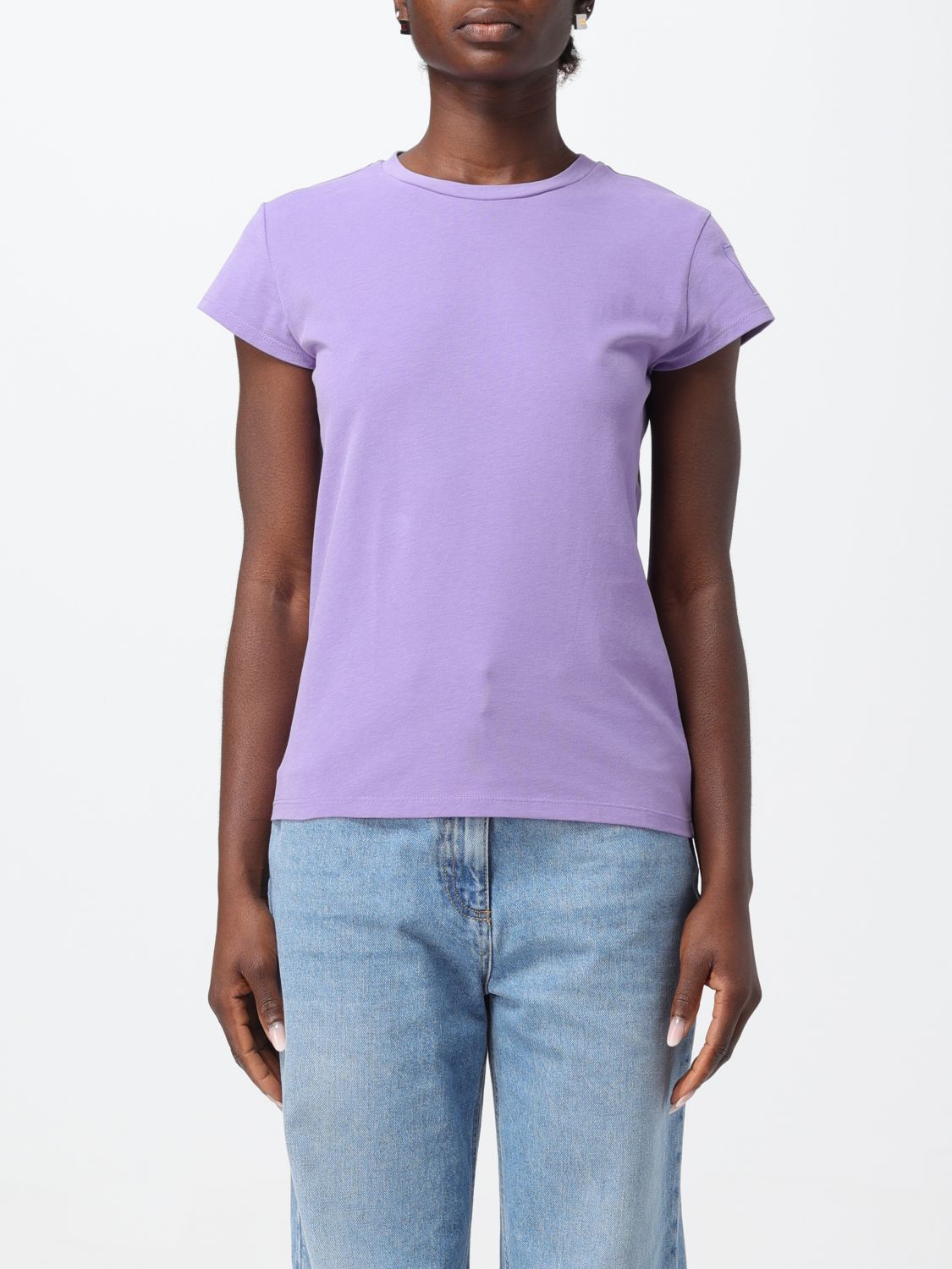 Elisabetta Franchi T-Shirt ELISABETTA FRANCHI Woman colour Violet