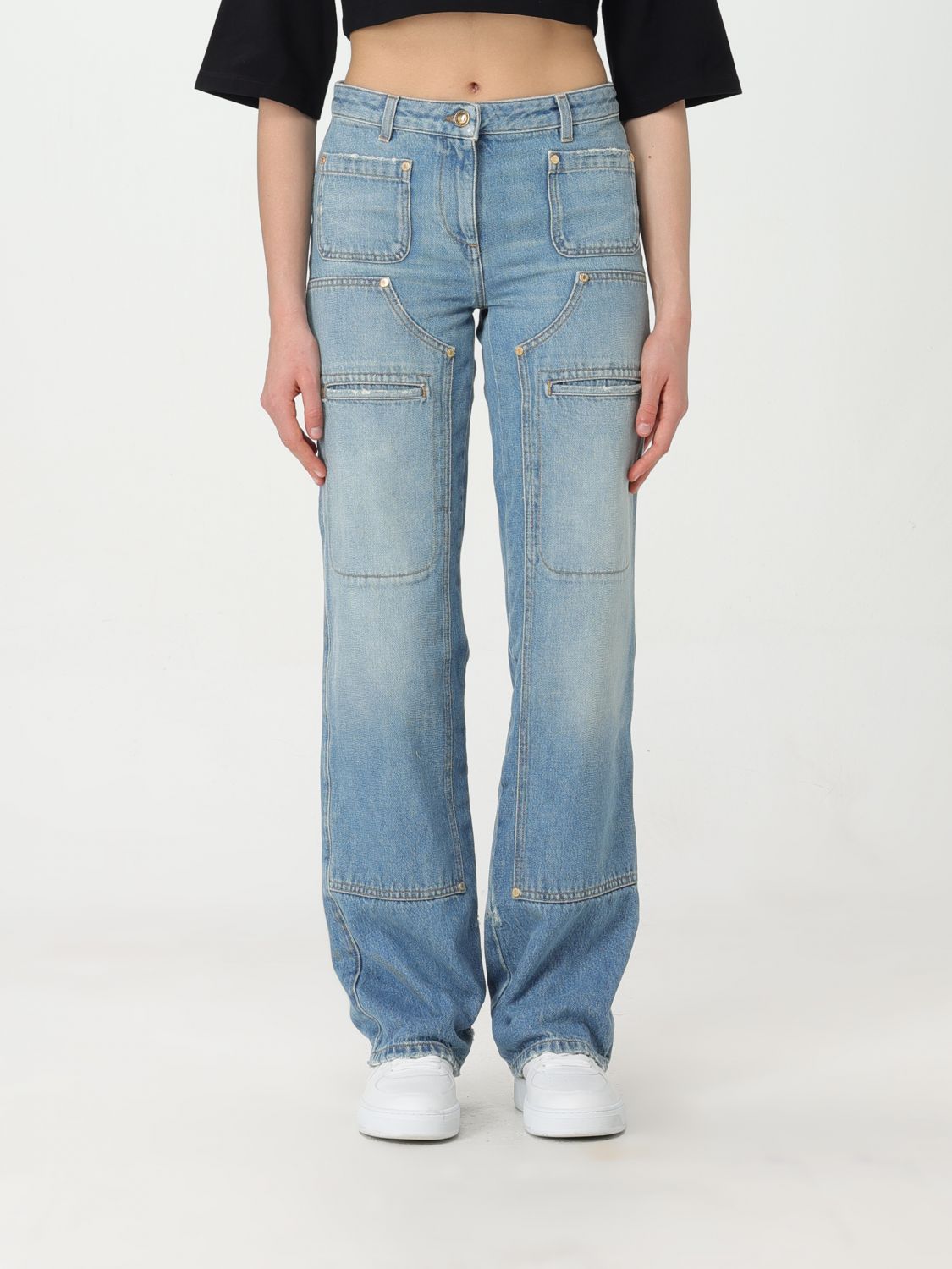 PALM ANGELS Jeans PALM ANGELS Woman colour Denim