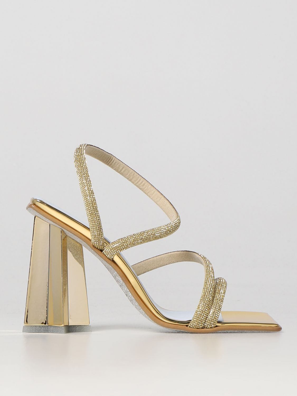 CHIARA FERRAGNI Heeled Sandals CHIARA FERRAGNI Woman colour Gold