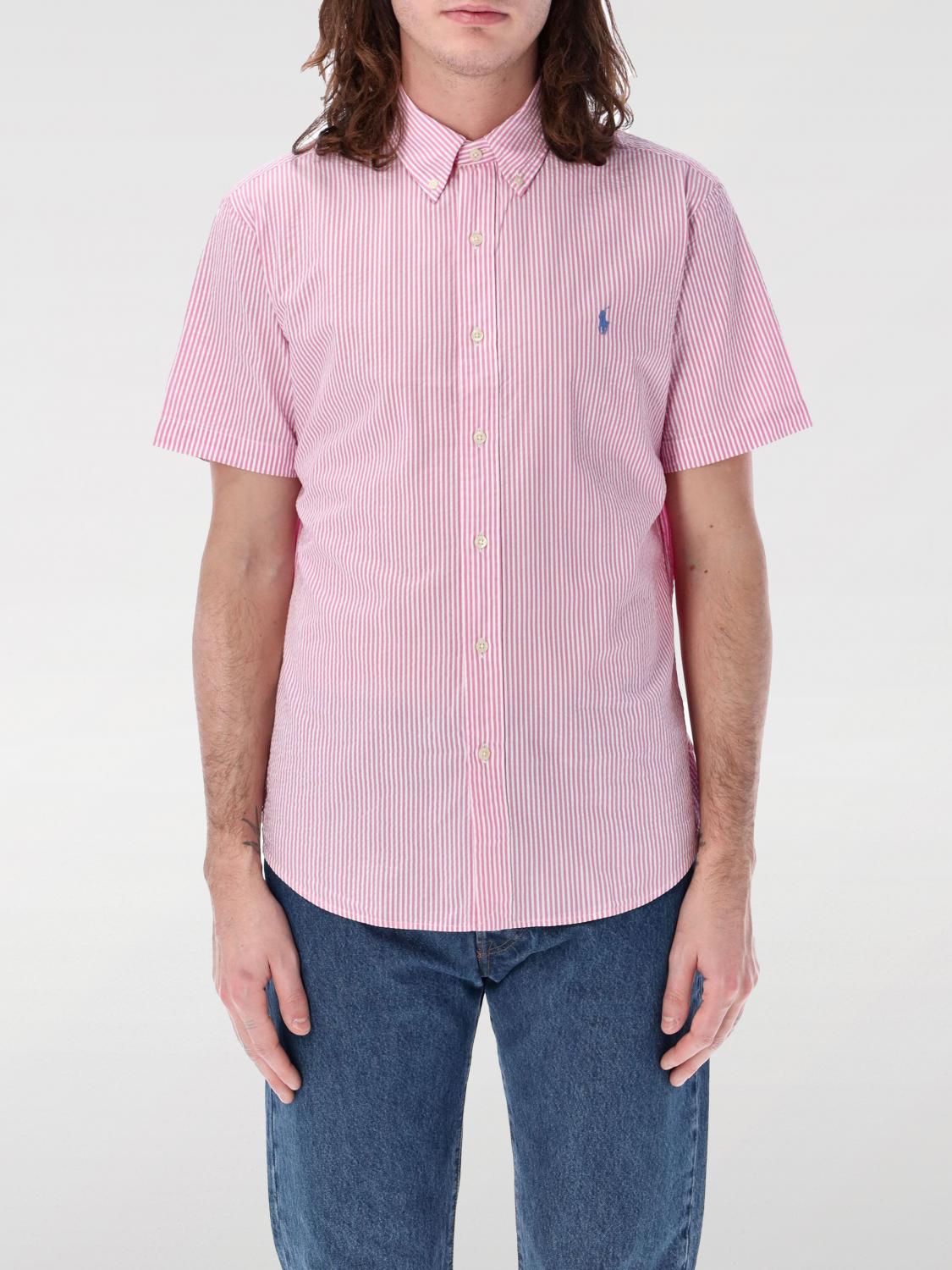 Polo Ralph Lauren Shirt POLO RALPH LAUREN Men color Pink