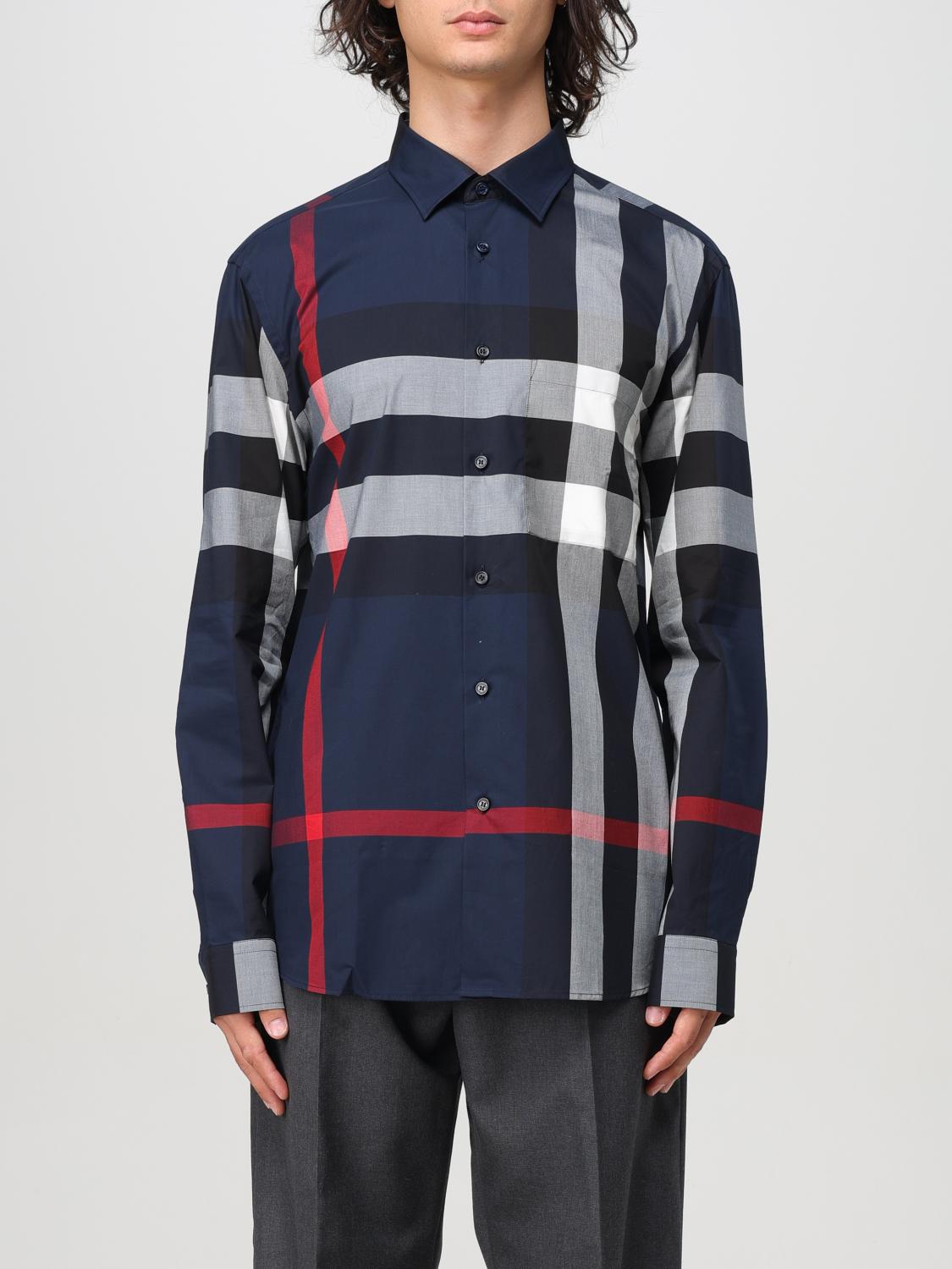 Burberry Shirt BURBERRY Men colour Navy