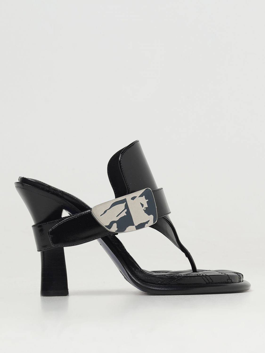 Burberry Heeled Sandals BURBERRY Woman color Black