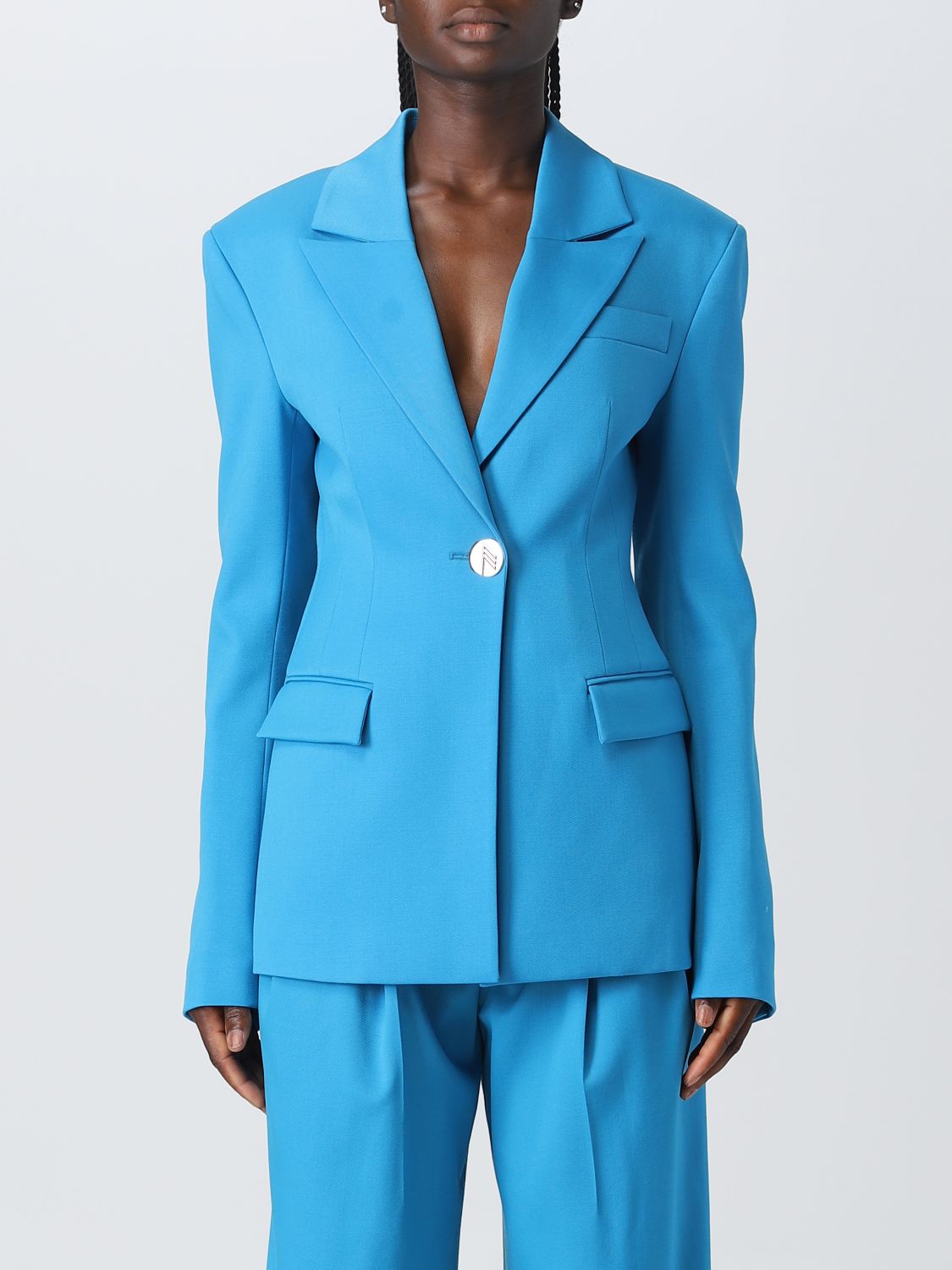 The Attico Blazer THE ATTICO Woman colour Gnawed Blue