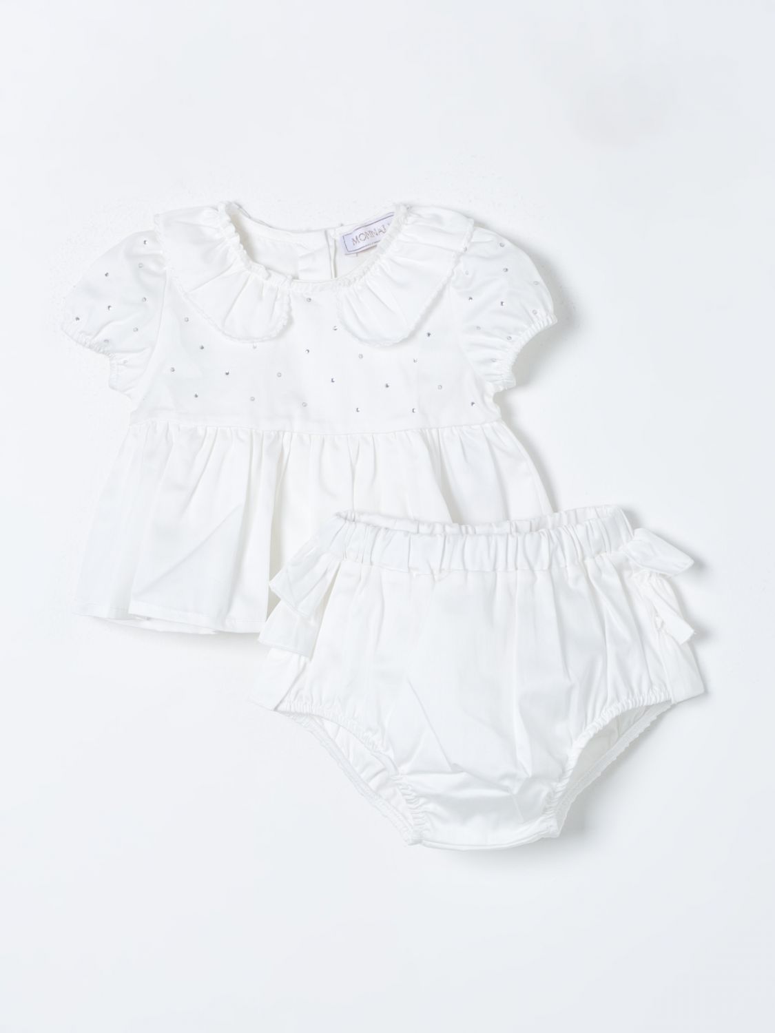 Monnalisa Jumpsuit MONNALISA Kids colour White