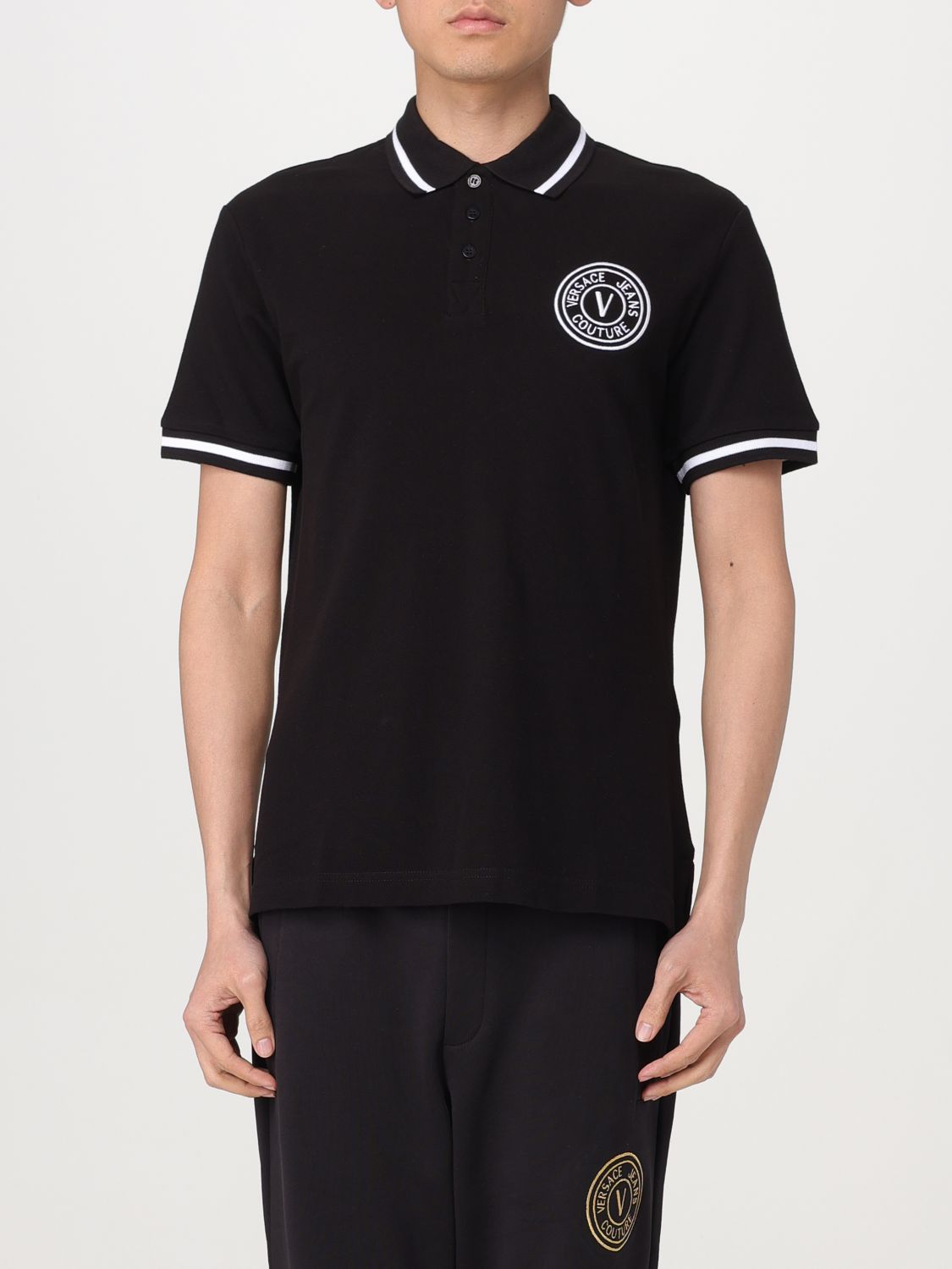 Versace Jeans Couture Polo Shirt VERSACE JEANS COUTURE Men colour Black