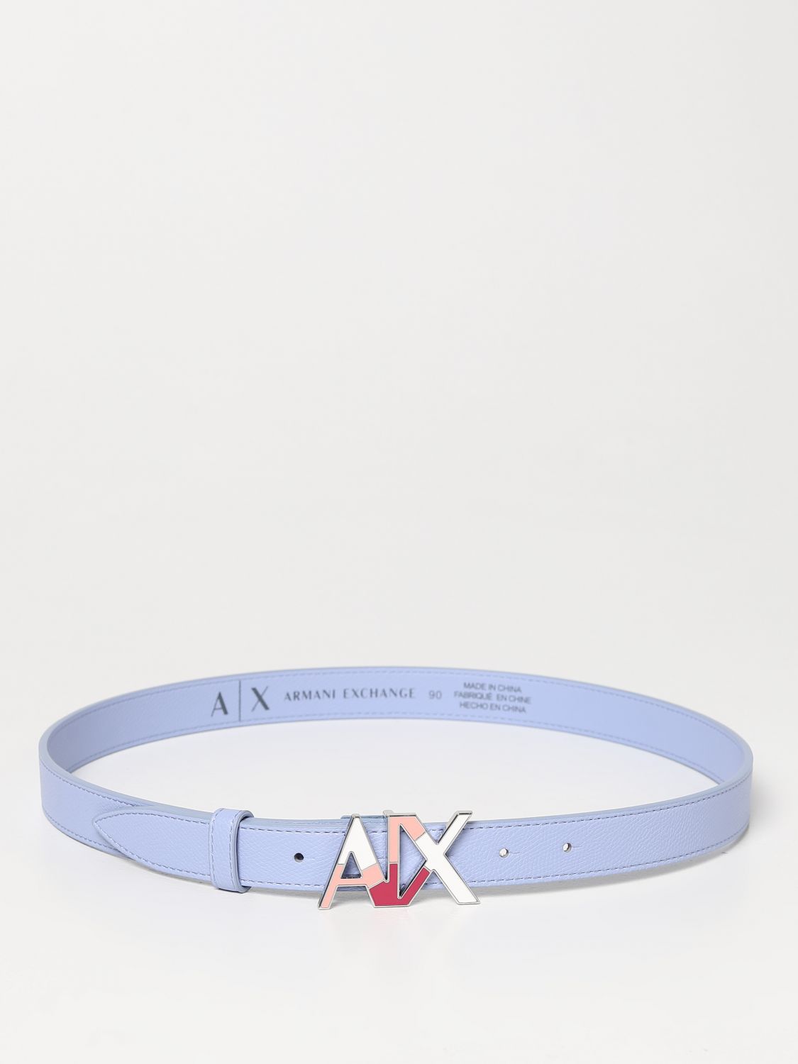 Armani Exchange Belt ARMANI EXCHANGE Woman colour Gnawed Blue