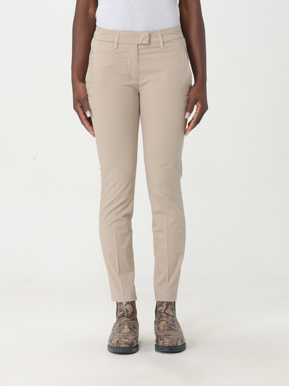 Dondup Trousers DONDUP Woman colour Beige