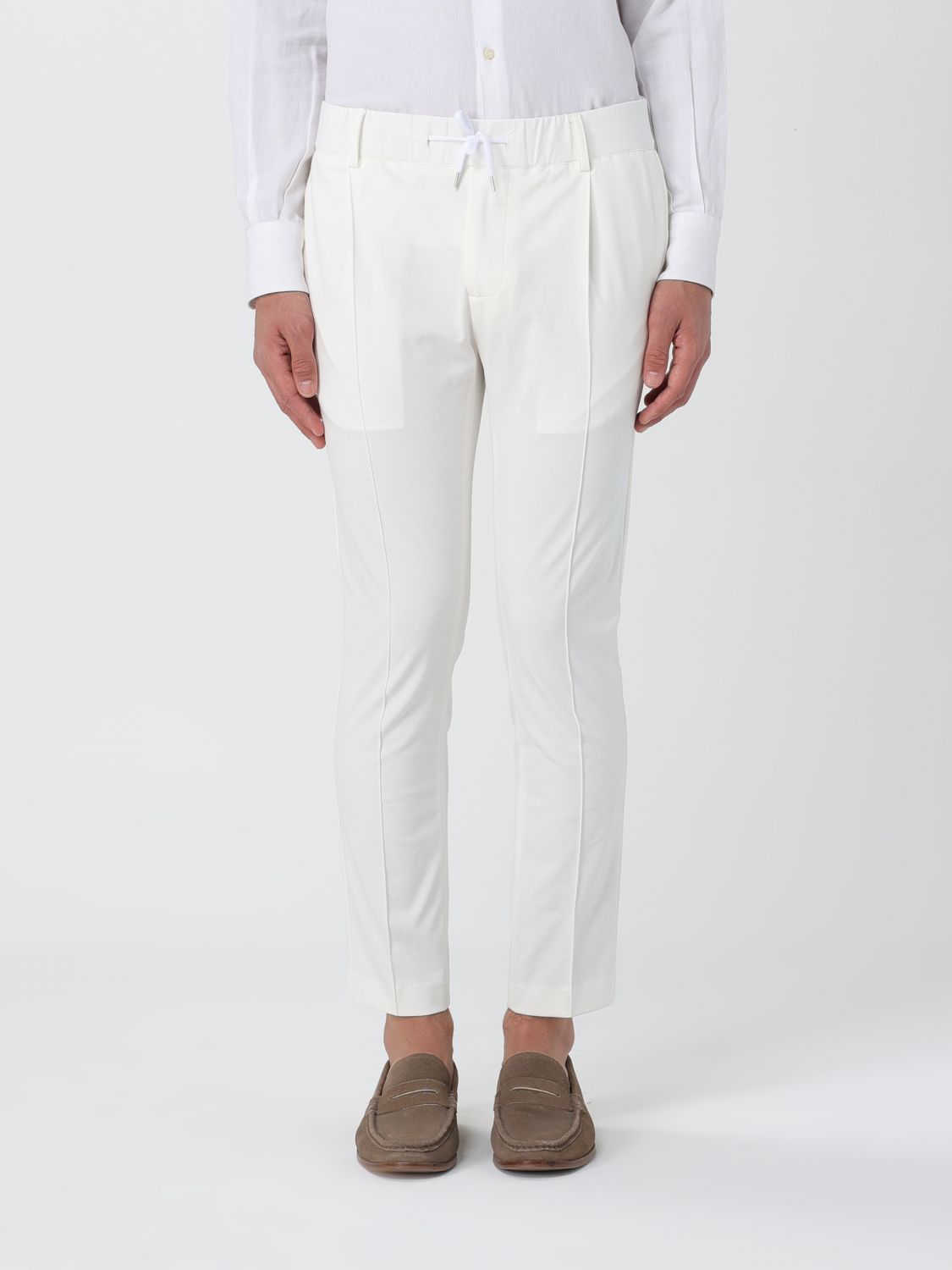 Daniele Alessandrini Trousers DANIELE ALESSANDRINI Men colour Cream