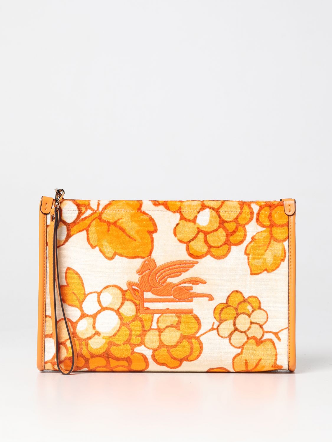 Etro Clutch ETRO Woman colour Orange