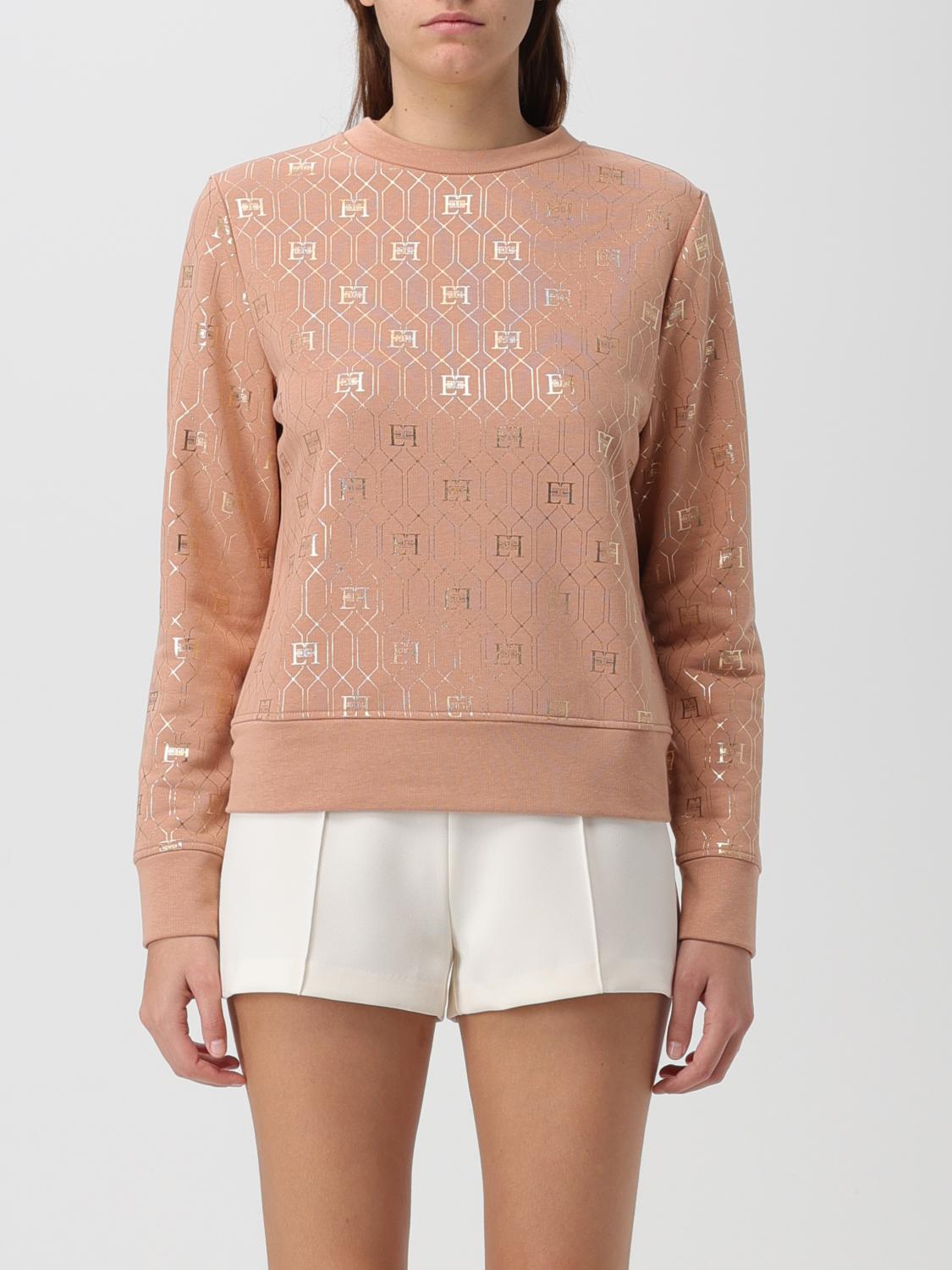 Elisabetta Franchi Sweatshirt ELISABETTA FRANCHI Woman colour Nude