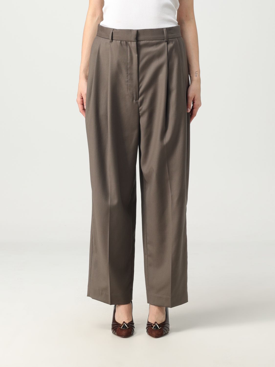 Toteme Trousers TOTEME Woman colour Grey