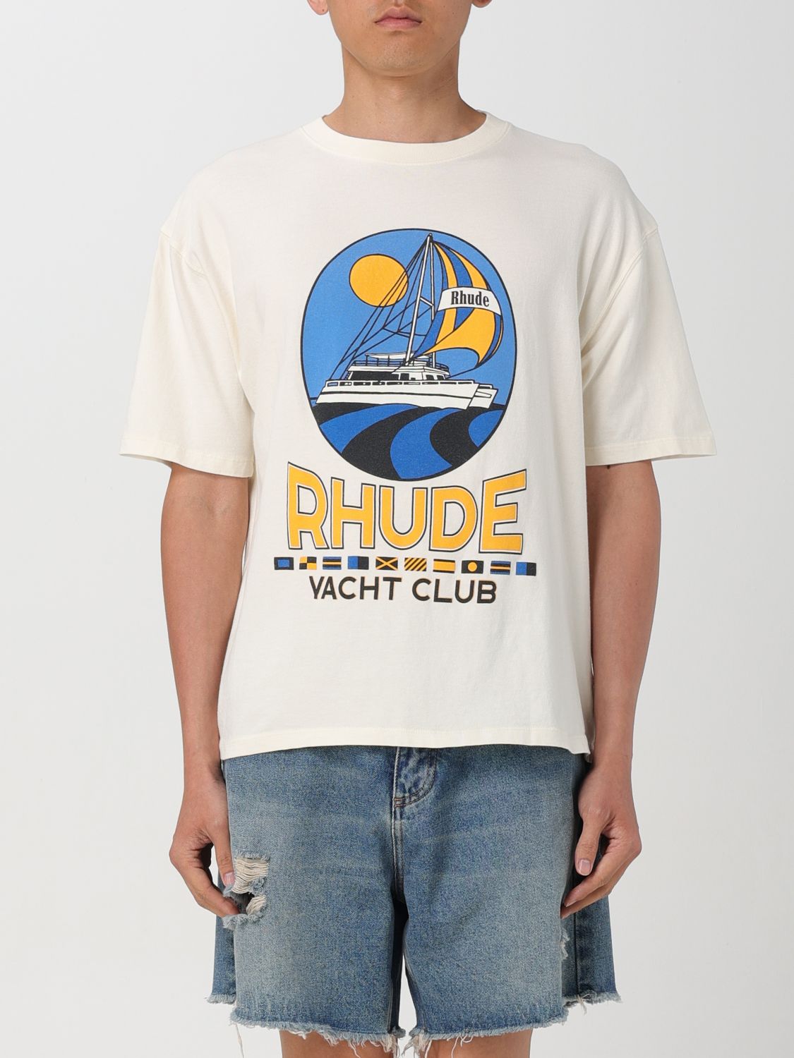 Rhude T-Shirt RHUDE Men color White