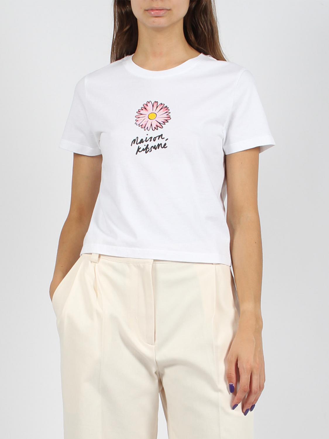 Maison Kitsuné T-Shirt MAISON KITSUNÉ Woman color White