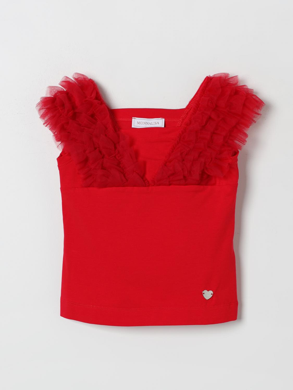 Monnalisa T-Shirt MONNALISA Kids color Red