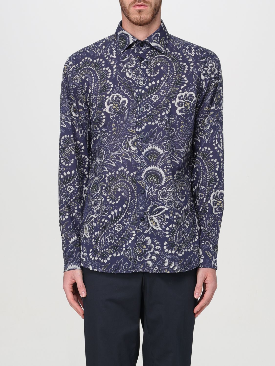 Etro Shirt ETRO Men color Gnawed Blue