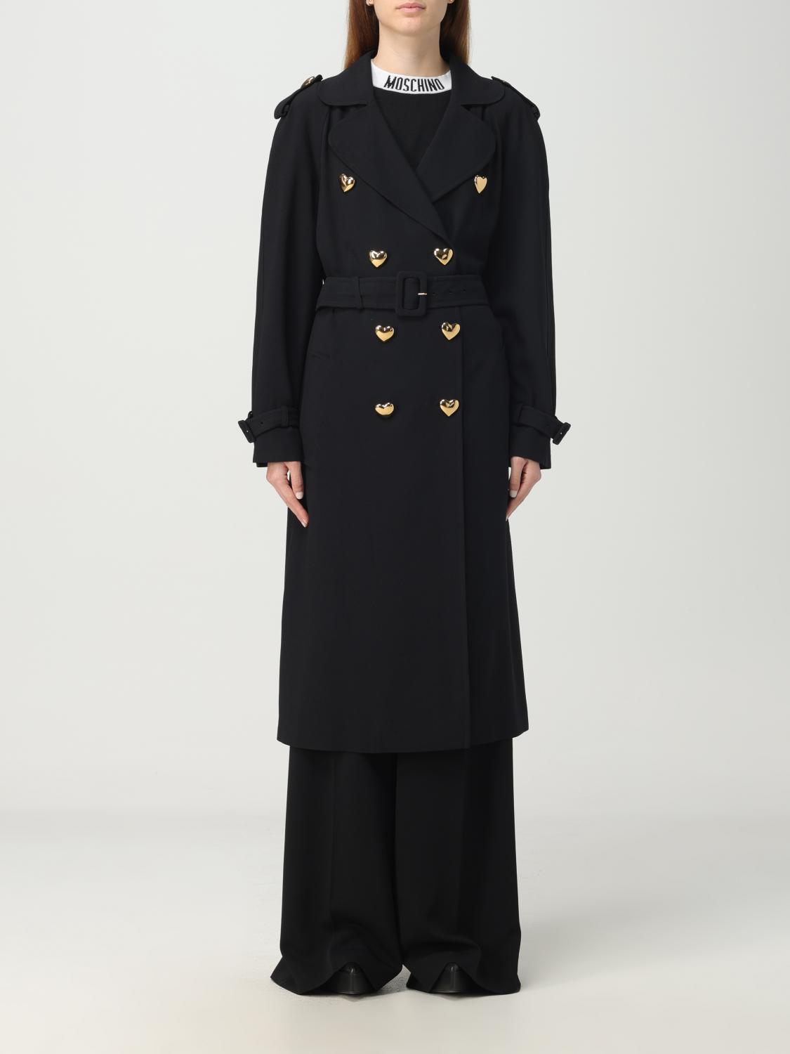 Moschino Couture Trench Coat MOSCHINO COUTURE Woman colour Black