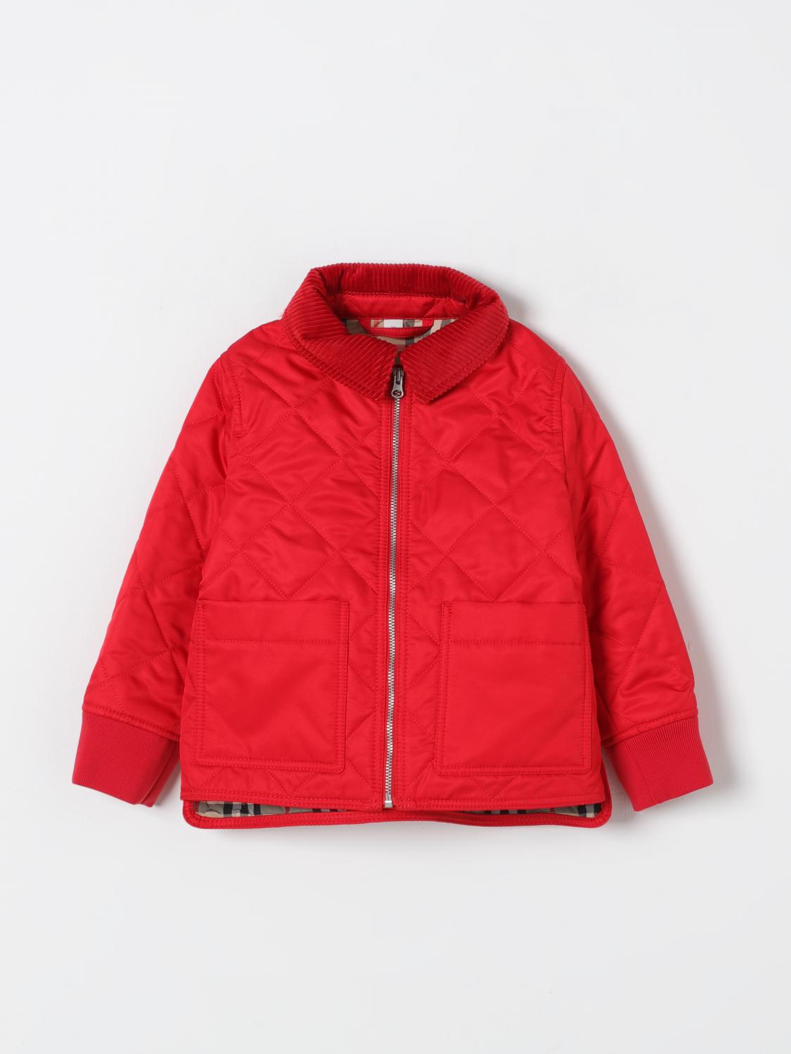 Burberry Jacket BURBERRY Kids color Red