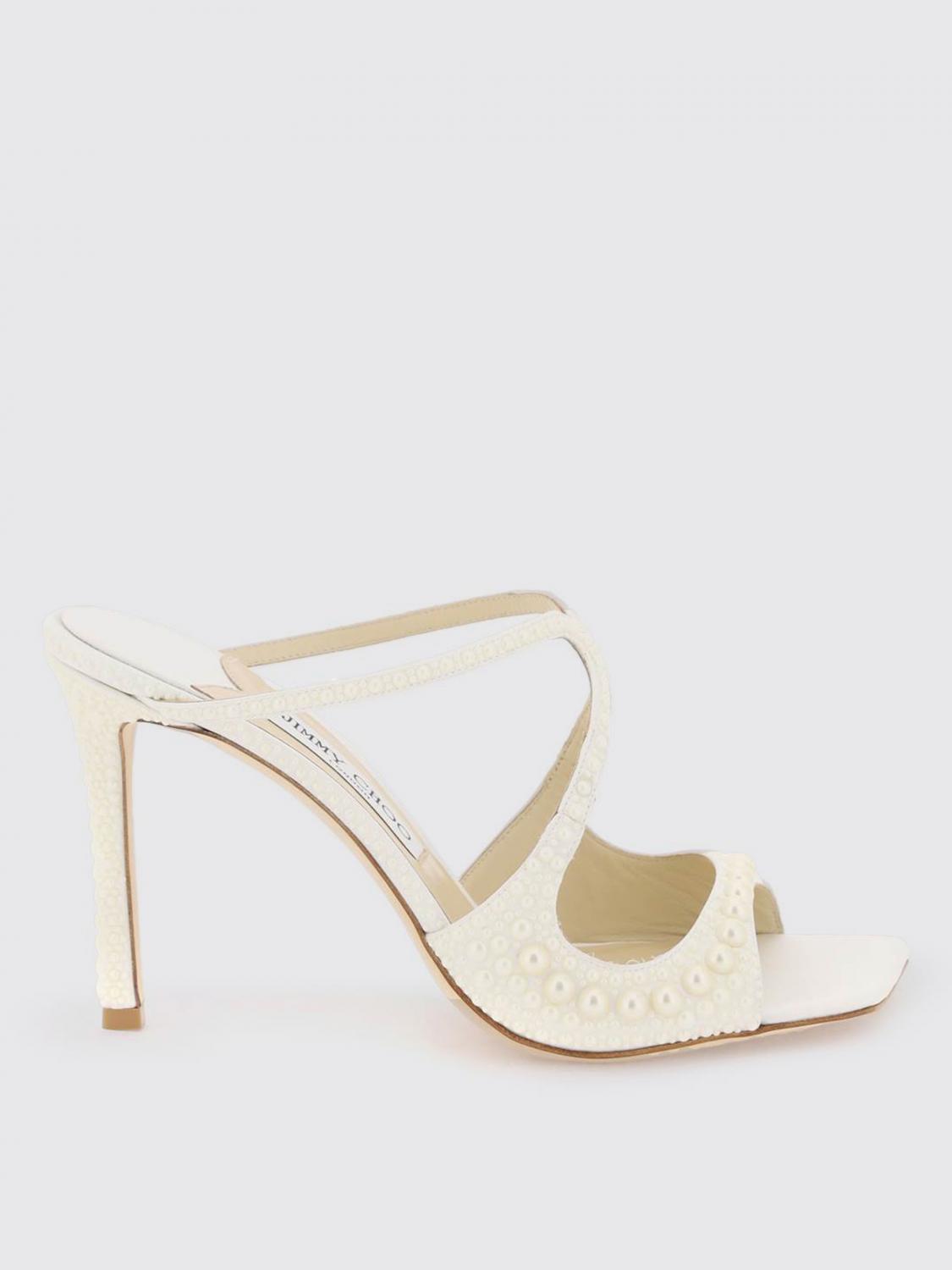 Jimmy Choo Heeled Sandals JIMMY CHOO Woman color White